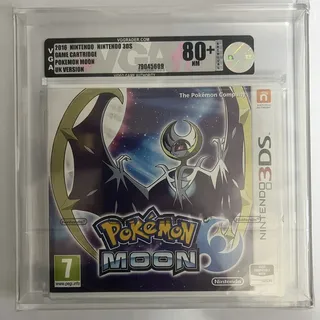 Nintendo 3DS Pokemon Moon VGA 80+ (Nintendo 3DS, 2016)