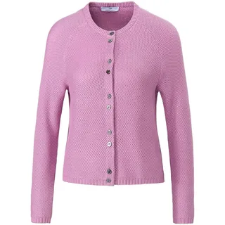 Strickjacke aus 100% SUPIMA®-Baumwolle Peter Hahn lila, 42