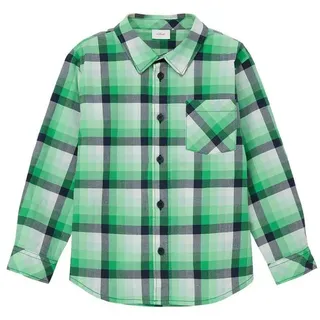 s.Oliver Langarmhemd Hemd blau|grün 92/98