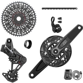 Sram X0 T-Typ Ebike AXS 104BCD 36T Schaltwerk 10-52T Kassetten-Clip-on-Schutz, Keine Arme