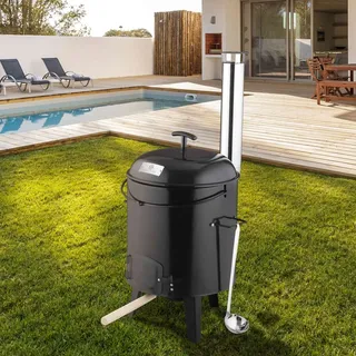 Strattore 5in1 Gulaschkanone / Gulaschkessel 19 Liter in Schwarz