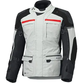 Held Carese 3 Textiljacke Hellgrau/Schwarz/Rot 5 XL