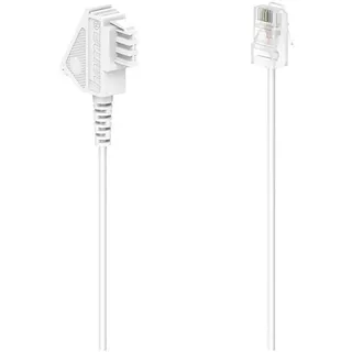 Hama DSL Anschlusskabel [1x TAE-F-Stecker - 1x RJ45-Stecker 8p2c] 10m Weiß