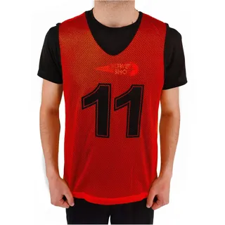 powershot Markierungshemdchen 1-Farbig 1-11 nummeriert) Rot Junior