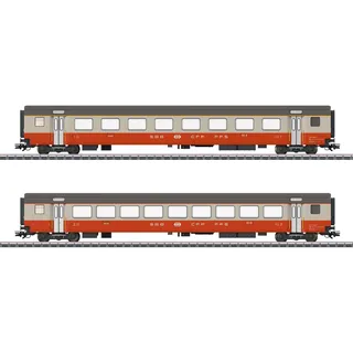 Märklin 2er-Set Personenwagen Swiss Express der SBB 42191 H0