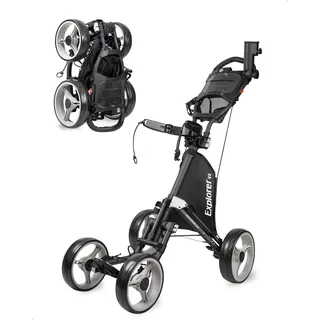 CaddyTek Explorer V8-Dunkelgrau Golf Push Cart, Einheitsgröße