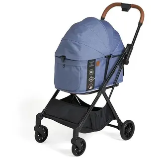 Fikago - Kinderwagen für Hunde und Katzen FTG Blue Note - Blau/Schwarz