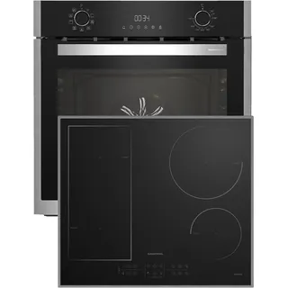 Grundig GESM19320BMPF Einbau-Backofen-Set