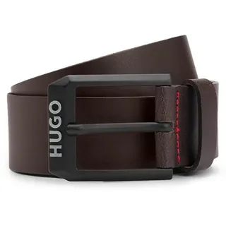 Hugo Gürtel Gelio-B Sz40 Leather Belt W85 Darkbrown