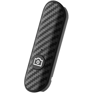 TONEOF Kabellose Fernbedienung, Wiederaufladbarer Kameraauslöser für Smartphone Selfie, 10m Reichweite Fernauslöser Handy Sofortverbindung Kompatibel mit iOS & Android Geräten(CX609, Schwarz)