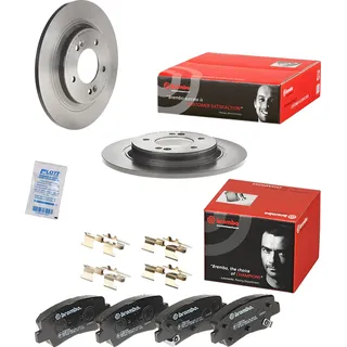 Brembo Bremsscheiben 284mm + Bremsbeläge Hinten passend für Hyundai i30 KIA Ceed