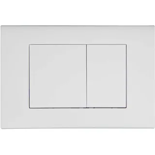 Wunderbad Drückerplatte Kompatibel mit Geberit Duofix Sigma/Delta/BASIC Betätigungsplatte für 2 Mengenspülung