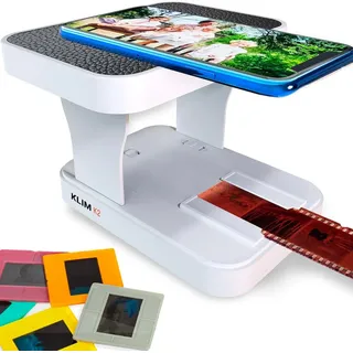 KLIM K2 Dia/Negativ -Scanner, (35mm, Mobiler Film Scanner, Fotoscanner zum digitalisieren) weiß