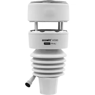 Shelly Ecowitt WS90 7-in-1 Weather Station Wetterstation Weiss
