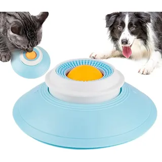 Leckspielzeug für Hunde und Katzen, Leckspielzeug für flüssige Nahrung, Angstlinderung, langsamer Feeder, Leckball, Leckball, Leckerli-Spender, Spielzeug für Hunde und Katzen, rutschfeste Hunde