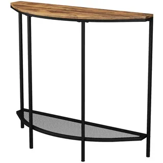 Vicco Fyrk Konsolentisch 92 x 30 x 81,5 cm Schwarz