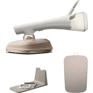 Philips OneTurn 2-in-1 Dampfbügeleisen & Steamer weiß/gold