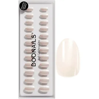 DOONAILS Soft Gel Press Ons Prosecco Short Round - rosa