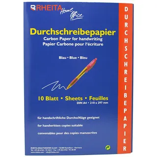 RHEITA Durchschreibepapier 10 Blatt