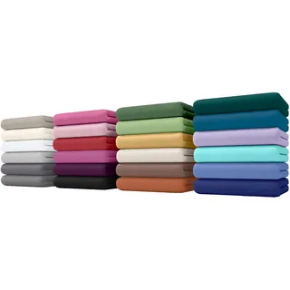 bellana Spannbettlaken Mako-Jersey 90 x 200 - 140 x 200 - 180 x 200 cm silber 1 St.