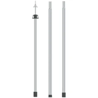 vidaXL Teleskop-Tarpstange 102-260 cm Aluminium