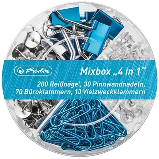 Herlitz Mixbox 4 in 1 Bürokleinteile Frozen Glam sortiert