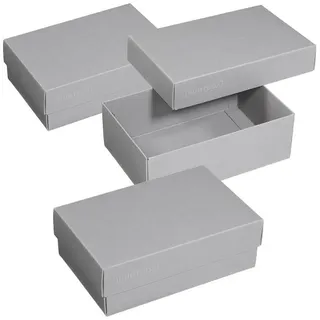 Buntbox 3 BUNTBOX M Geschenkboxen 1,1 l grau 17,0 x 11,0 x 6,0 cm