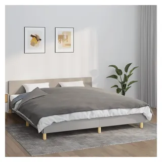 vidaXL Gewichtsdecke mit Bezug Grau 155x220 cm 11 kg Stoff