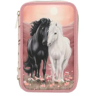DEPESCHE 3-Fach Federtasche BLOSSOM PONY