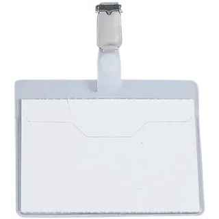 Durable Namensschilder mit Clip 90 x 60 mm 25 St.