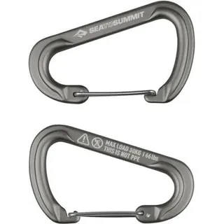 Sea to Summit Snap Hook 2 Units Grau