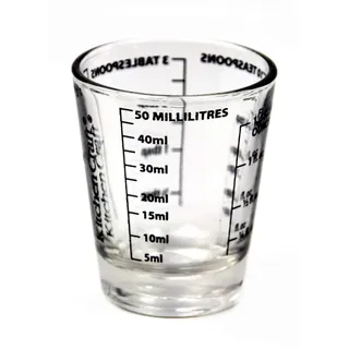 Kitchen Craft Messbecher, 50 ml Glas Mini-Messbecher