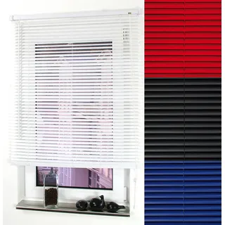 Garduna PVC Jalousie # rot 50 x 220cm für TÜREN # - viele Farben & Größen.