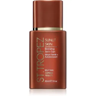 ST.TROPEZ Sunlit Skin Bronzing Tint + Tan tönende Selbstbräuner-Creme für das Gesicht 1 St.