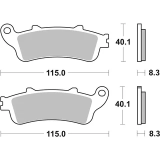 Brembo 07HO42SA Bremsbelagsatz Bremsbeläge vorne