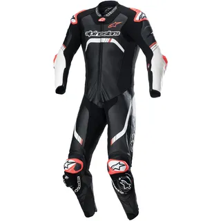 Alpinestars GP Tech V4, Lederkombi 1tlg. perforiert - Schwarz/Weiß - 50