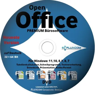 Open Office PREMIUM 2024 für 11, 10, 8, 7, Schreibprogramm​, Textverarbeitung
