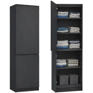 home collective Kleiderschrank 50 x 40 x 180 cm Anthrazit