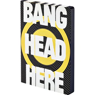 nuuna Graphic Bang Head Here Gepunktetes Notizbuch L 256 Seiten 120 g/m2
