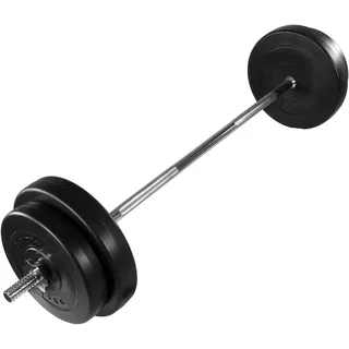 MOVIT Langhantel Set 30 kg schwarz / silber