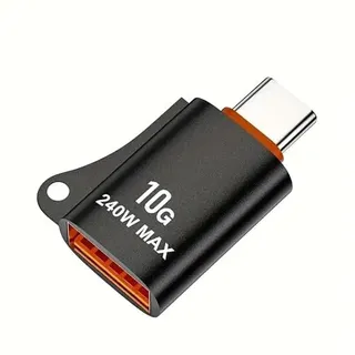 USB 10A 3.0 Typ C Datenübertragungsadapter Typ C Weiblich Auf USB Stecker Konverter Schnell Für MacBook Xiaomi Samsung S24 S23 Schnelle OTG Stecker