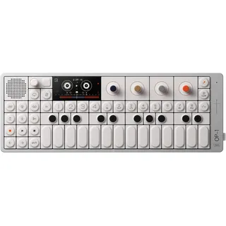 Teenage Engineering OP-1 Field (Tragbarer Synthesizer, Sampler und Drum Machine mit eingebauten Lautsprecher, Mikrofon, Effekte und Vocoder, Bluetooth Midi, USB-C, 24 Stunden im Akkubetrieb)