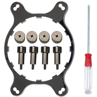 Xiatiaosann AM4 AMD Montagehalterung Kühler Wasser Serie Kit, CPU Kühler Lüfterhalterung für Corsair Hydro H55 H75 H80I V2 H100i V2 H115i H90 H105, mit Schraubendreher