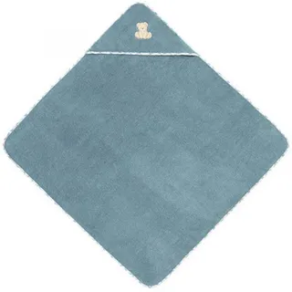 VOSSEN Bademantel Teddy Kapuzentuch dusty blue 100100