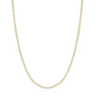 Elli Basic Panzerkette Klassisch Elegant 375 Gelbgold