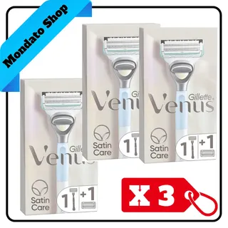 Gillette Venus Für Haut und Schamhaare, Damenrasierer mit 2 Klingen