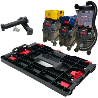 Adapter passend für Systainer, L-Boxx, Makpac kompatibel mit Parkside PPWD A1 B2 (Hybrid-Plate mit Adapter vormontiert)