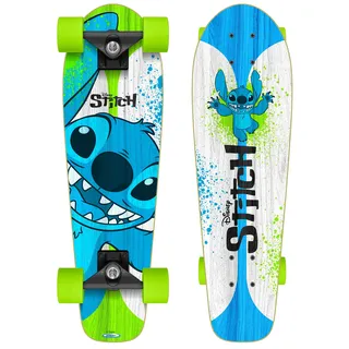 STAMP Skateboard Stitch, blau-grau-grün, 27,5" x 8