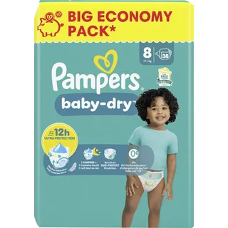 Pampers Baby-Dry Gr. 8 (17+ kg) 38 St.