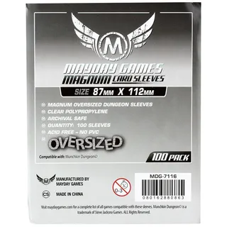 Mayday Games Magnum Oversized Dungeon Sleeves 100 Stück - 7116